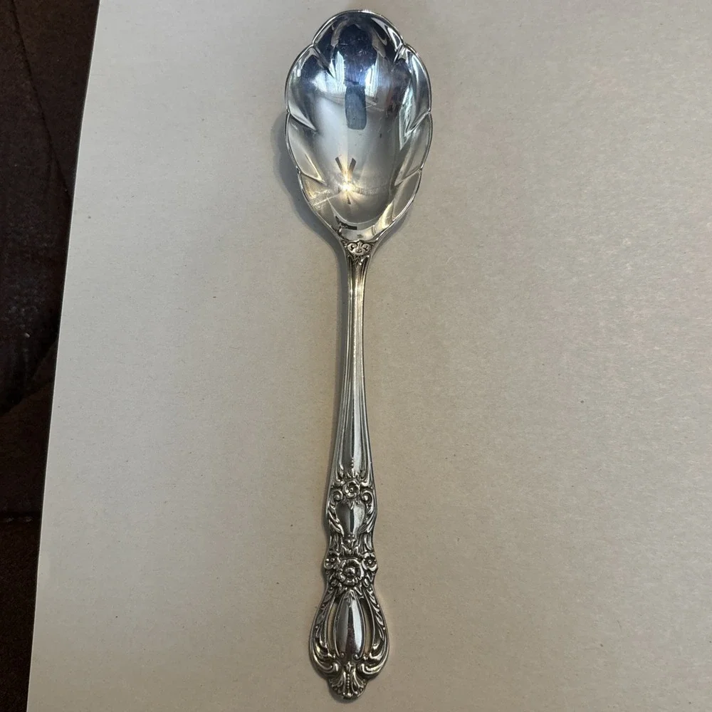 International Silver 1847 Rogers HERITAGE Casserole Spoon Silverplate 1953